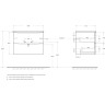 База под раковину BELBAGNO MARINO-CER-N-700-2C-SO-RNG-P