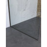 Душевая перегородка BELBAGNO UNO-L-1-TB-80-C-GM 800x2000 мм Оружейная сталь