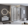 Душевой уголок BELBAGNO UNO-195-AH-1-130/70-C-NERO