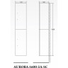 Шкаф подвесной BELBAGNO AURORA-1600-2A-SC-BO-P-L
