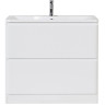 Тумба Bianco Lucido 99,6 см BELBAGNO ALBANO ALBANO-1000-2C-PIA-BL