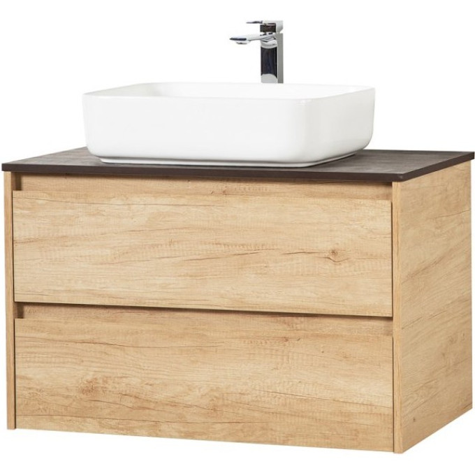 Тумба со столешницей и накладной раковиной BELBAGNO KRAFT100RNN-KEPBO-1346-SET